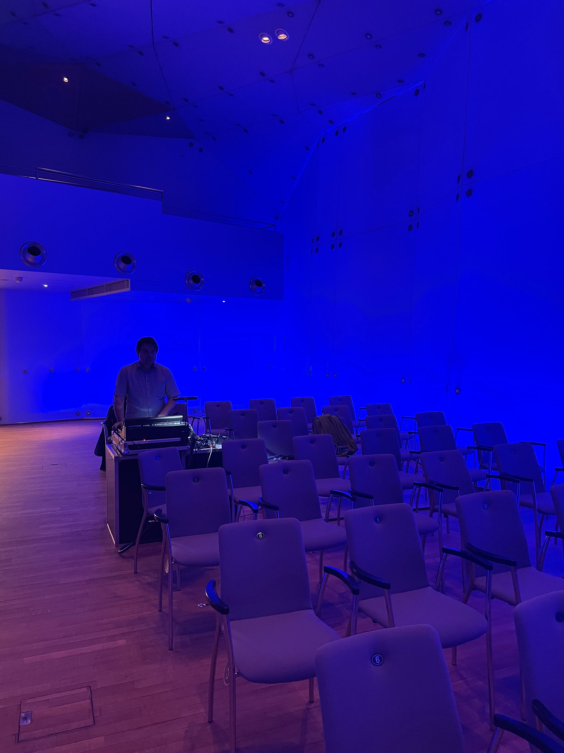 blue halls for The Blue Piano