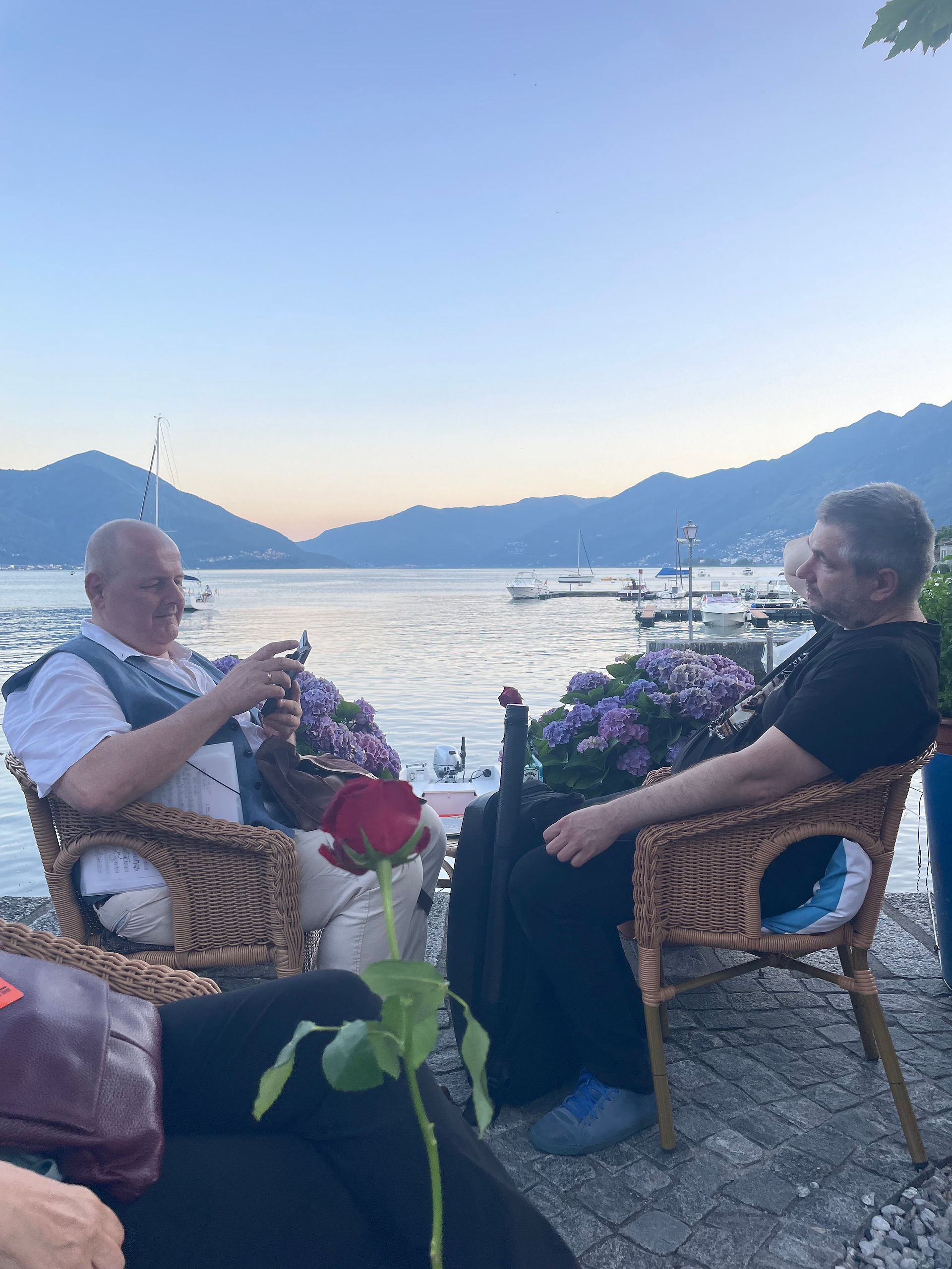dancing on the misty island Brissago 