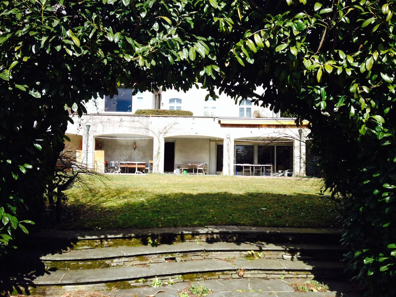 the garden of the old villa!