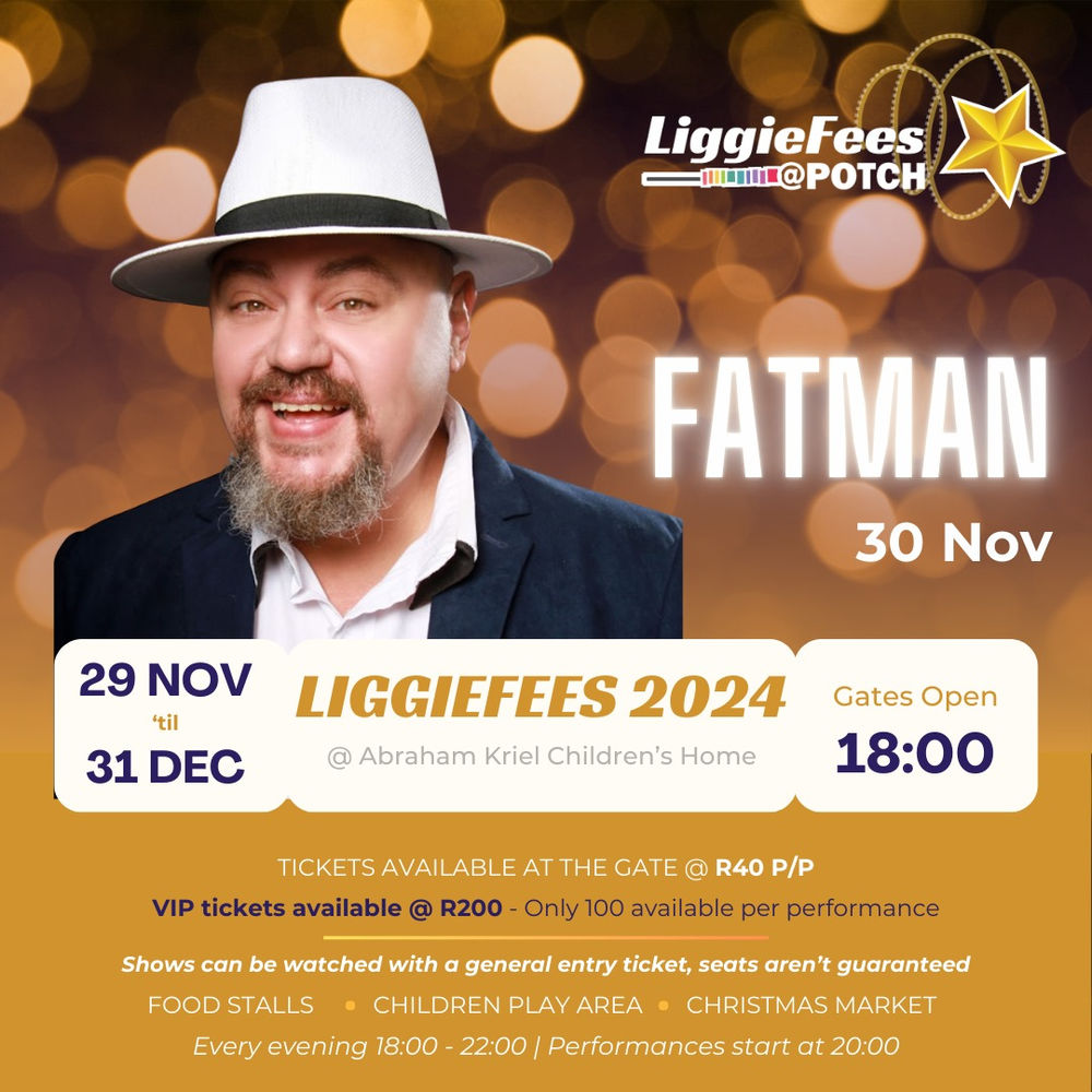 Fatman Skud Abraham Kriel Liggiefees met Musiek en Humor The GoTo Guy