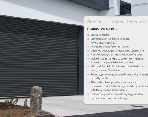 SWS SeceuroDoor roller shutter