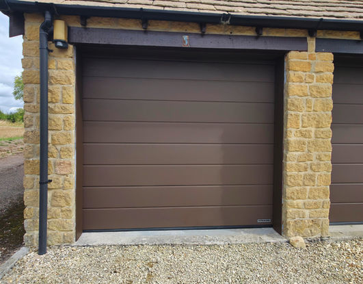 Hormann Renomatic Planar Terra Brown in Chipping Campden