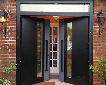 Horizons Security Entrance Doors Double