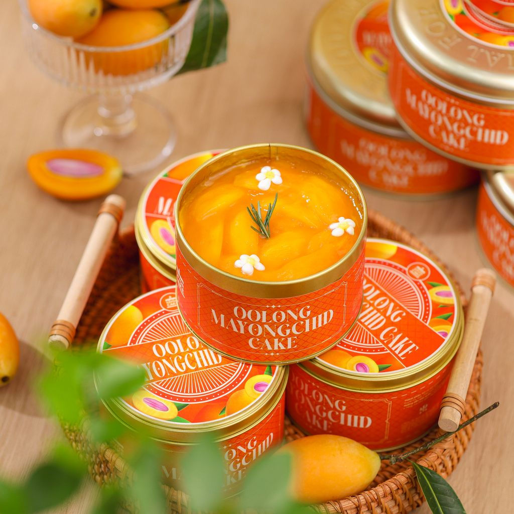 Bánh Oolong Thanh Trà hộp thiếc mini 300g