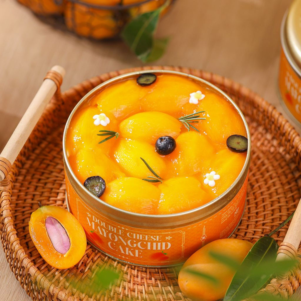 Bánh Double Cheese Thanh Trà hộp thiếc 600g