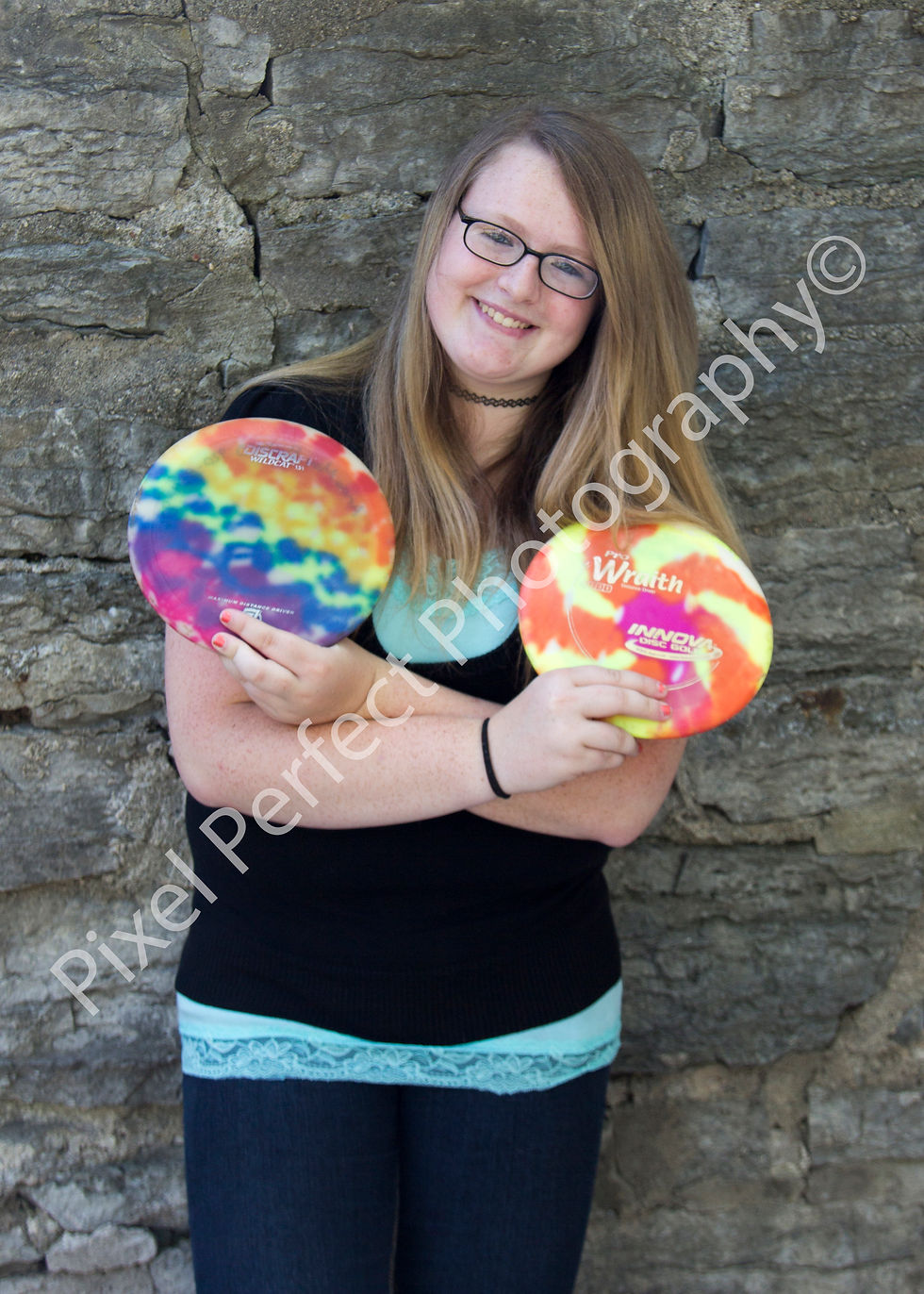 Highschool senior disc golf