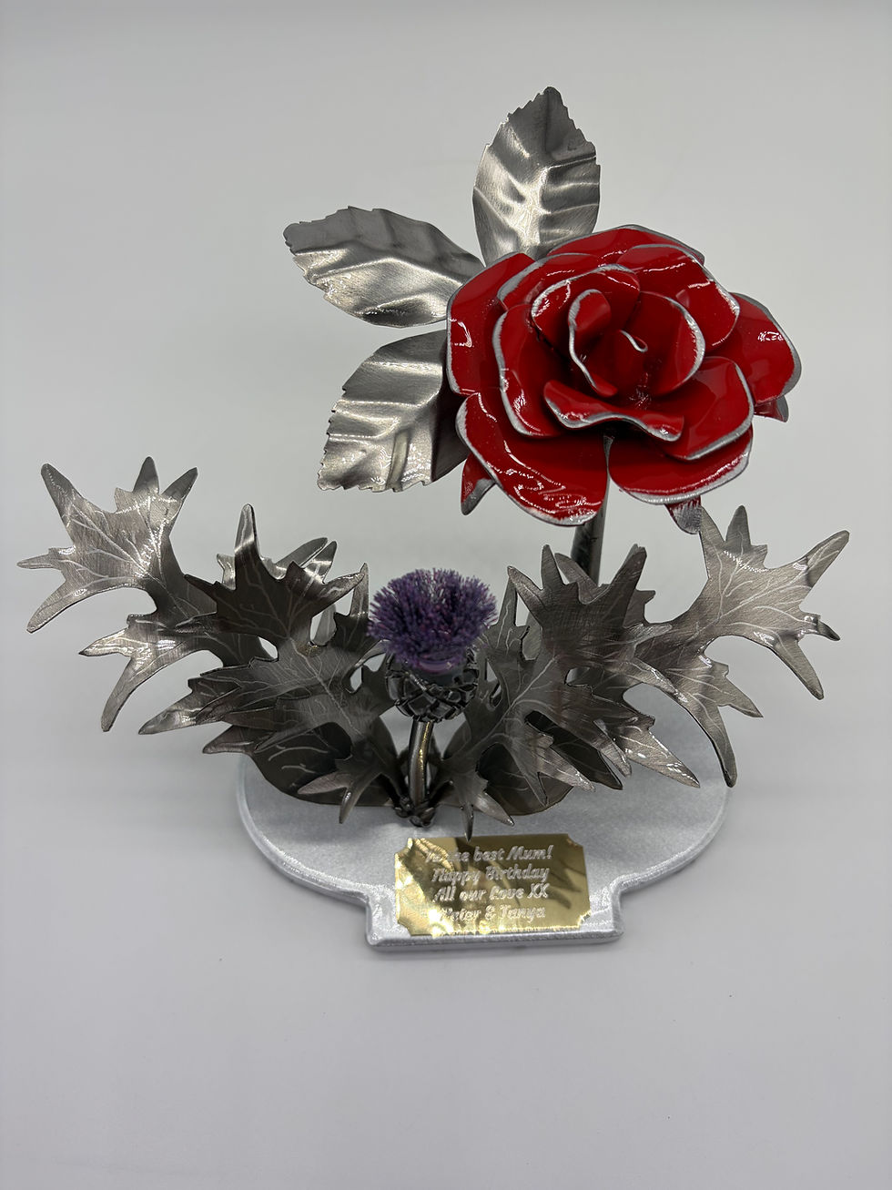 Thumbnail: personalised eternal rose and thistle