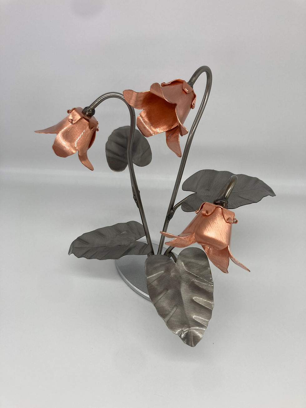 Thumbnail: campanula sculpture in copper