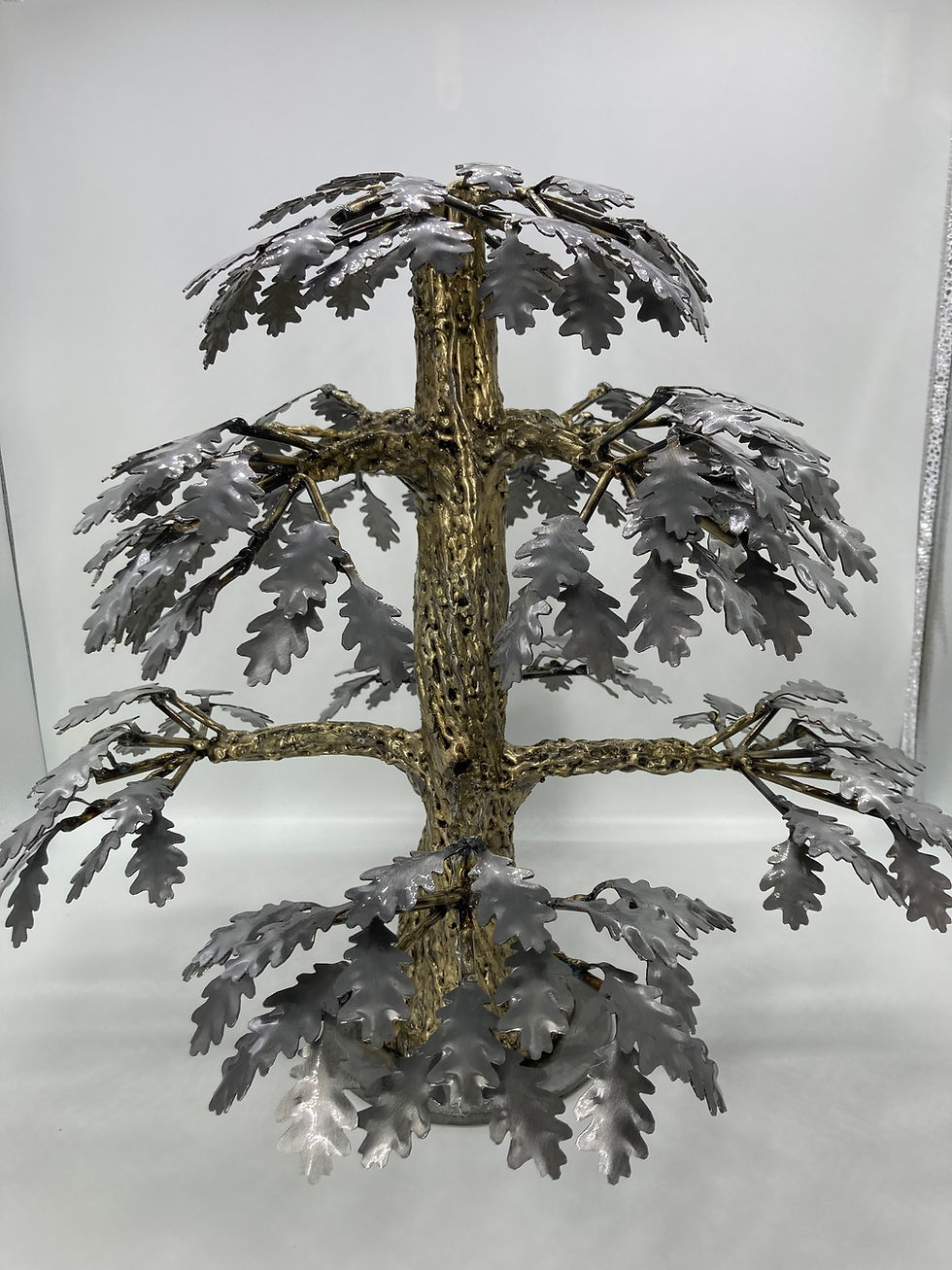 Thumbnail: metal bonsai tree