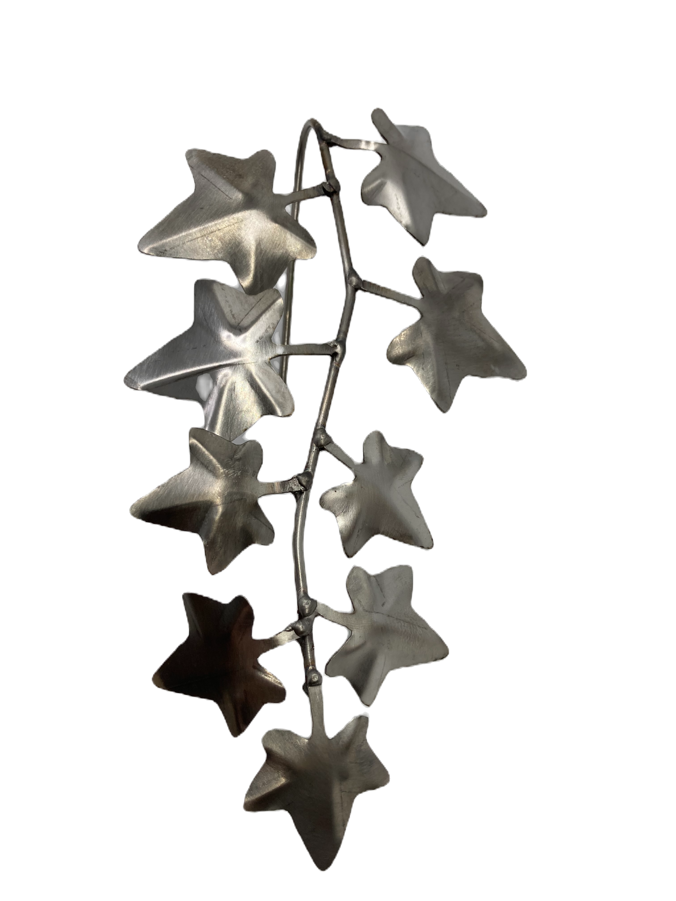Metal ivy garden art