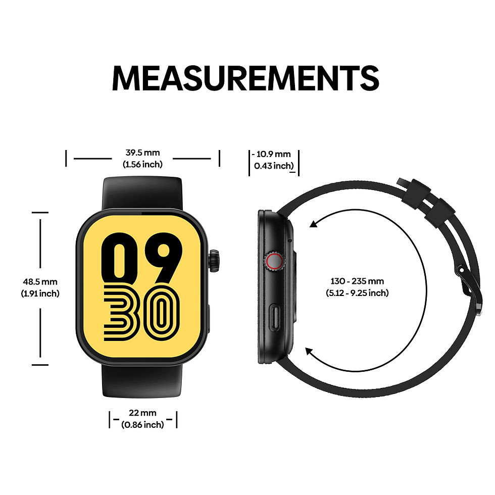 Thumbnail: New Zeblaze Btalk Plus Voice Calling Smartwatch 2.03'' HD Color Display Health a
