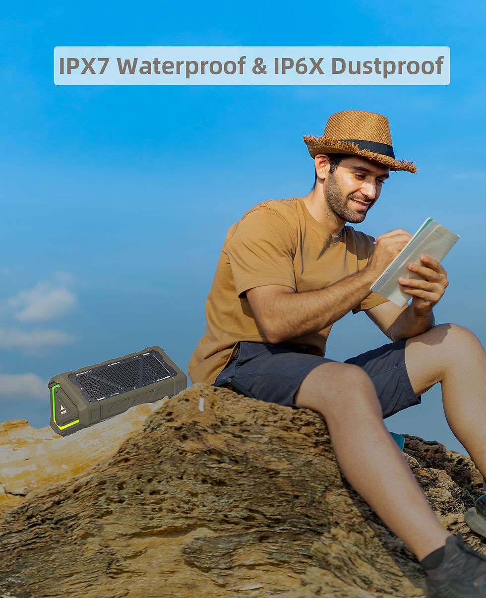 Thumbnail: MLOVE P3 Outdoor Bluetooth Speaker, 40W Output Power Bluetooth 5.3 Speaker ,Ster