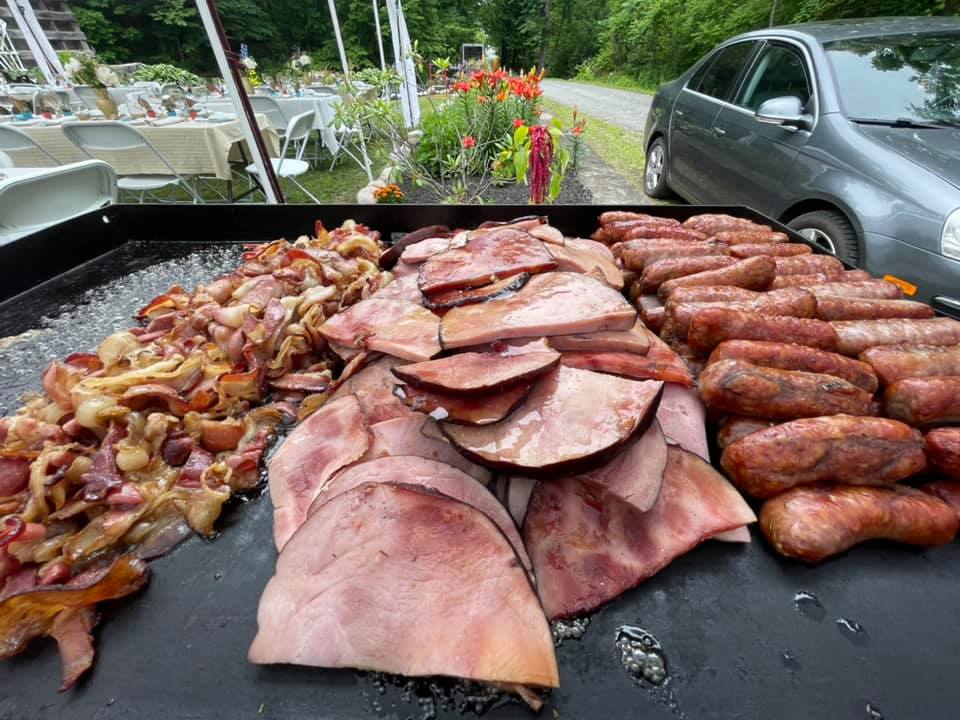 Arranged Food and Objects