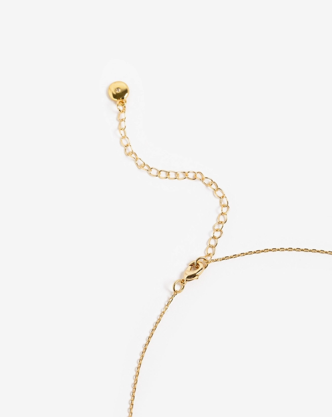 Thumbnail: Golden Clover Crystal Necklace