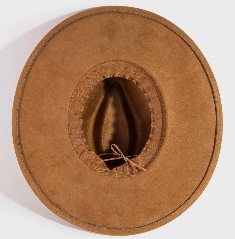 Thumbnail: Boho Floral Embroidered Felt Hat