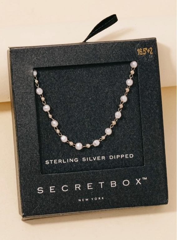 Thumbnail: Classic Pearl Chain Necklace 🤍✨