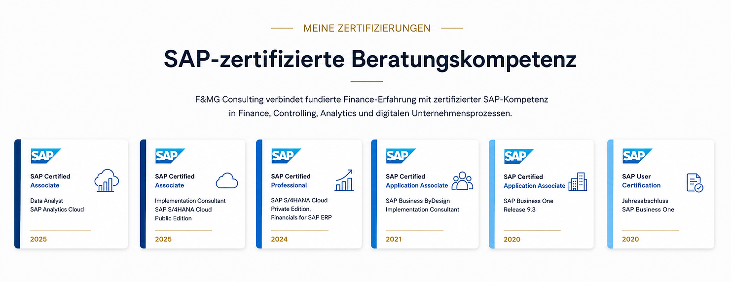 SAP Zertifizierungen Murat Gediz