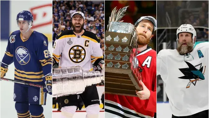 Photo: Alexander Mogilny/Zdeno Chara/Duncan Keith/Joe Thornton