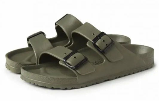 Funky Buddha Men's EVA Sandals Khaki