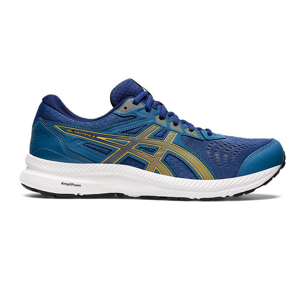 Asics Gel Contend 8 Men's Running Shoes Blue / Orange