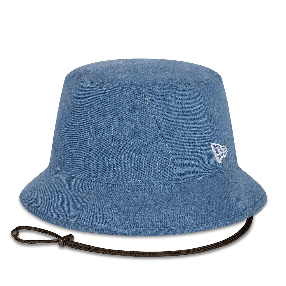 New Era Wash Denim Womens Bucket hat