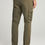 Thumbnail: Funky Buddha Men's Comfort Cargo Pants - The essentials FBM012-002-02 Olive