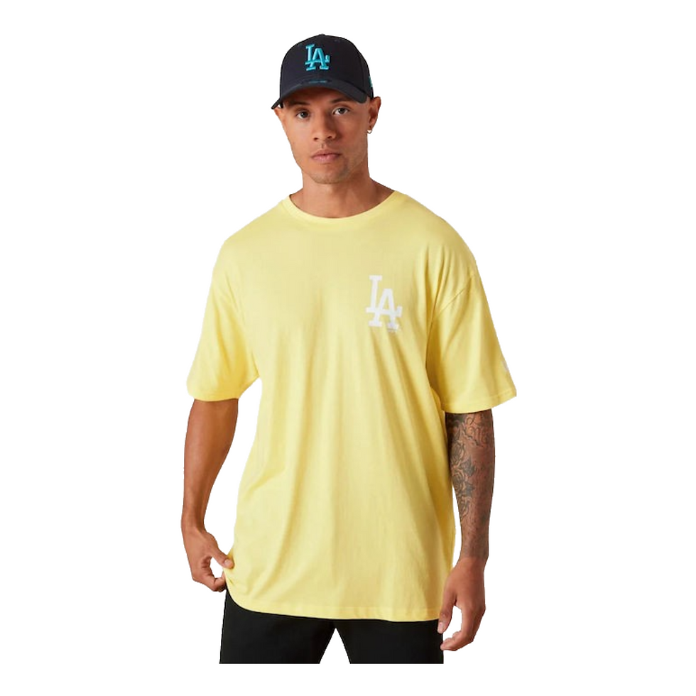 New Era LA Dodgers MLB League Men's T-shirt Yellow