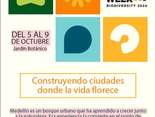 Gobiernos, organismos internacionales, empresas, academia y sociedad civil se reunirán en Medellín en Climate Week Biodiversity 2026