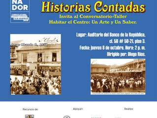 Invitación al conversatorio - taller “Habitar el Centro: Un Arte y Un Saber”