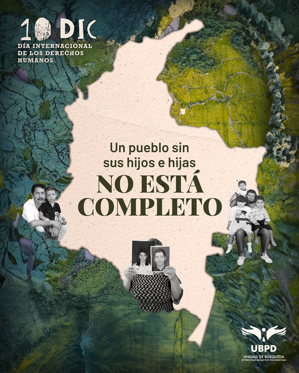 Día Internacional de los Derechos Humanos: “Un pueblo sin sus hijos e hijas no está completo”