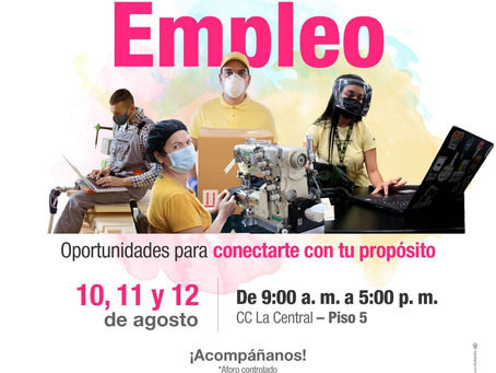 Una oportunidad para conectarte con tus propósitos: Visítanos en nuestra Feria de empleo