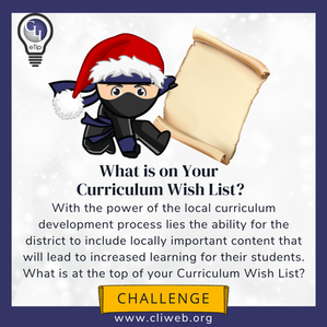 eTip of the Week: What is on Your Curriculum Wish List?