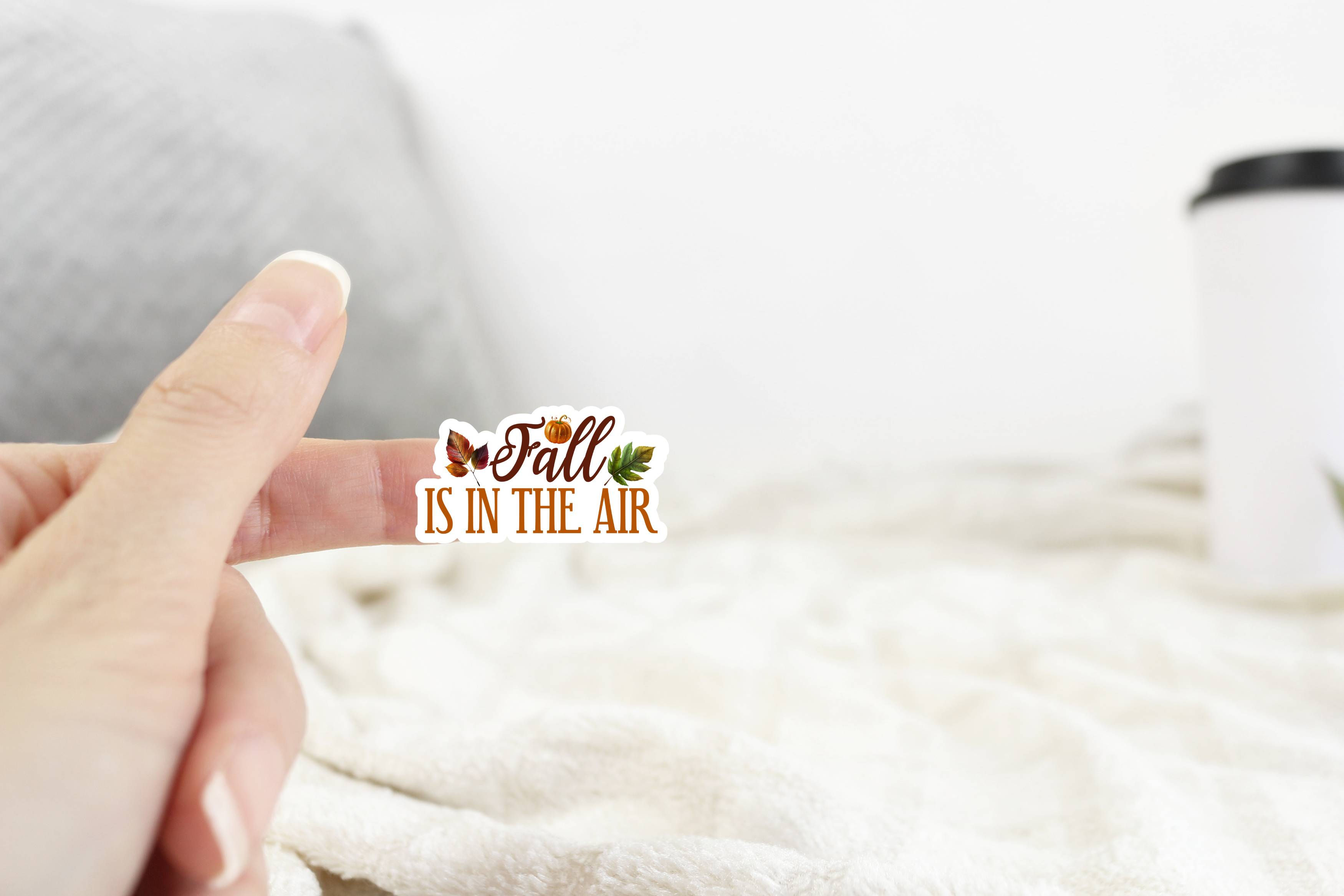 Fall is in the Air Sticker