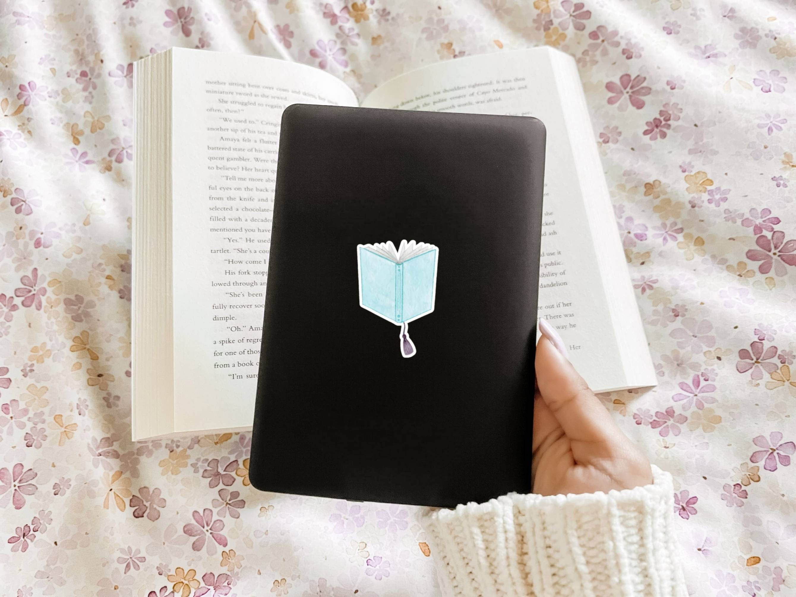 Open Book Sticker