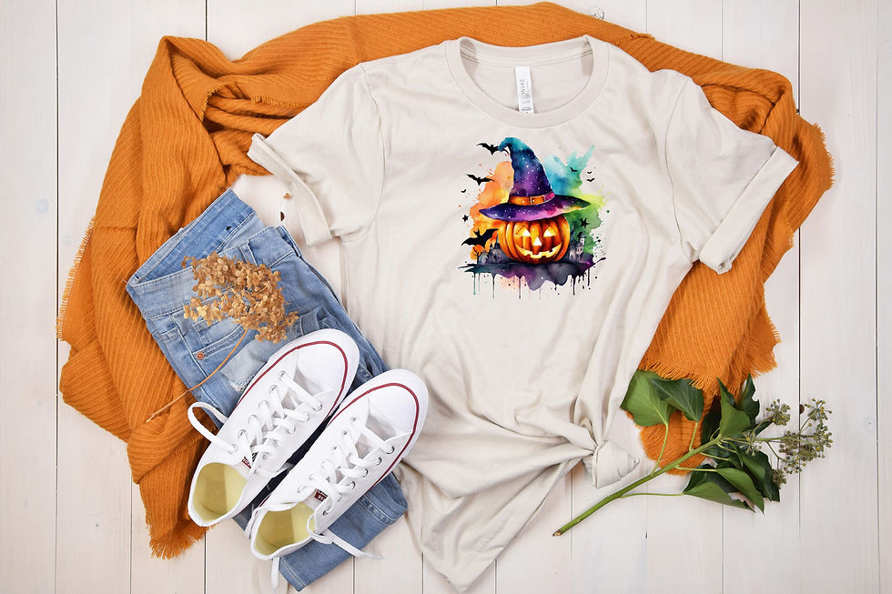 Thumbnail: Colorful Jack O'lantern Tee