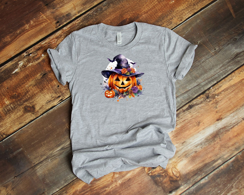 Thumbnail: Floral Jack O'lantern Tee