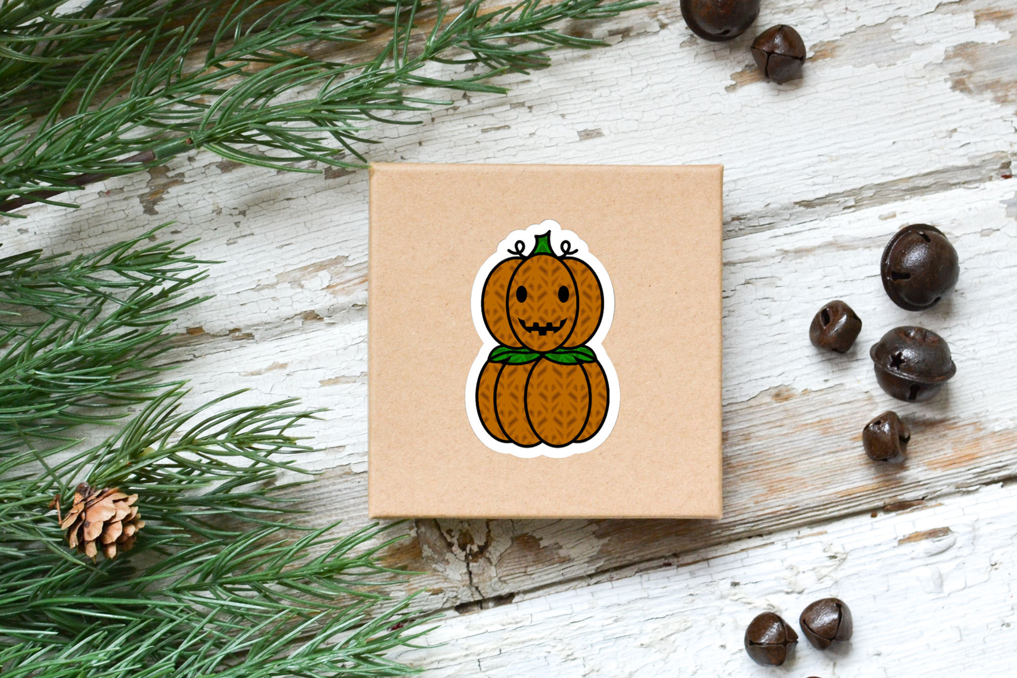 Pumpkin Stack Sticker