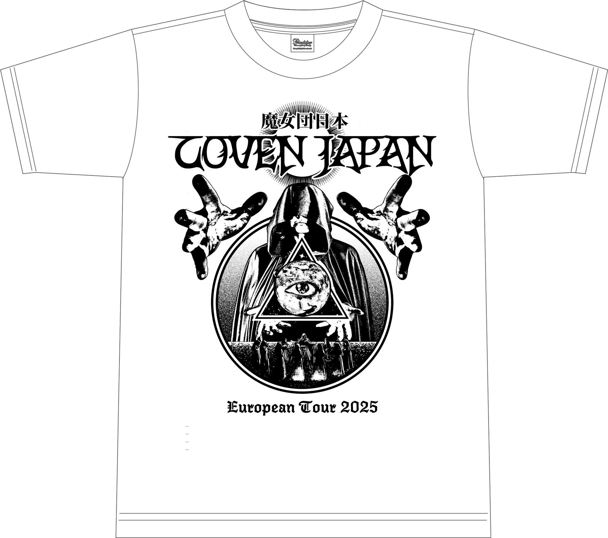 Euro Tour 2025 / T-Shirt White (S/M/L/XL)
