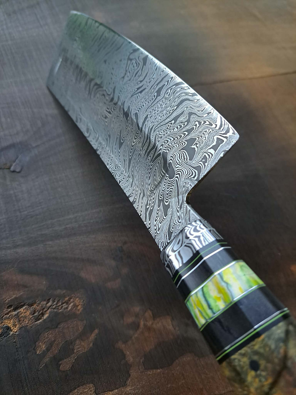 Thumbnail: Damascus Kitchen Cleaver