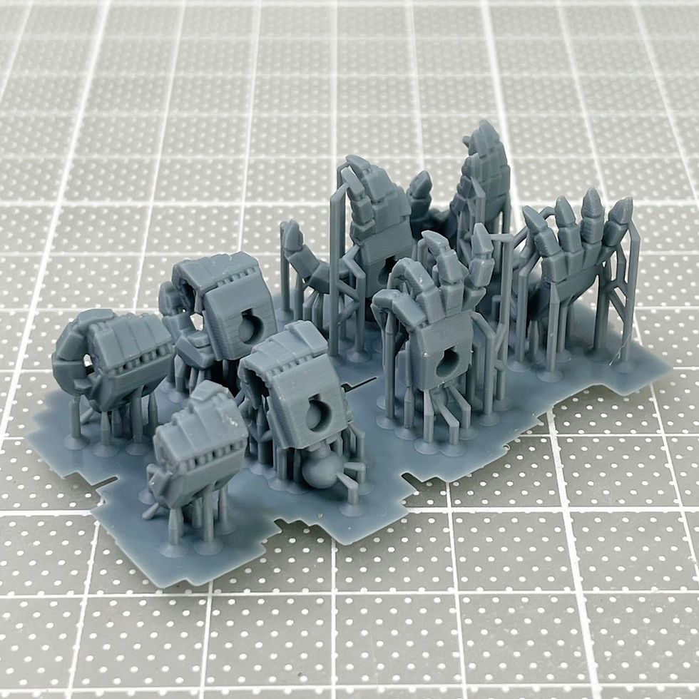 サムネイル： UV Resin product for 30 Minutes Mission Robot Hand (Square Type) Ver.1