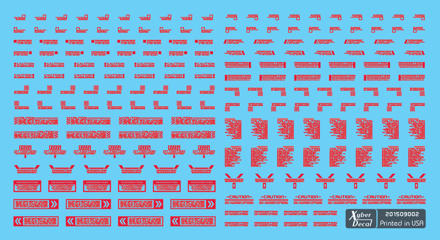 Caution Decal 4 (Red)