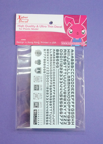 Alphabet / Symbol Decal (Set) | xyber-hobby