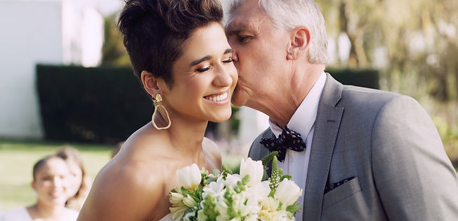I couldnt be happier for you my angel. Cropped shot of an affectionate mature father kissi