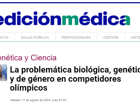 La problemática biológica, genética y de género en competidores olímpicos