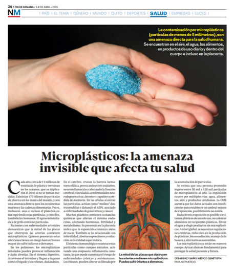 Microplásticos: la amenaza invisible que afecta tu salud