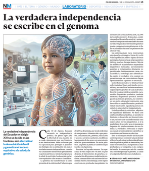 La verdadera independencia se escribe en el genoma