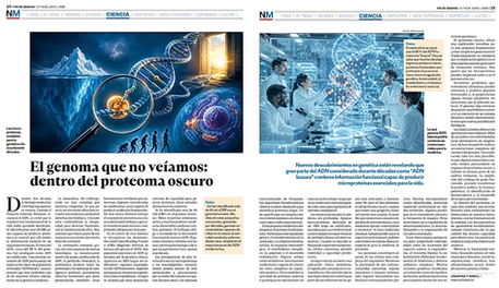 El genoma que no veíamos: dentro del proteoma oscuro