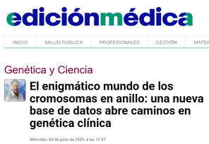 El enigmático mundo de los cromosomas en anillo: una nueva base de datos abre caminos en genética clínica