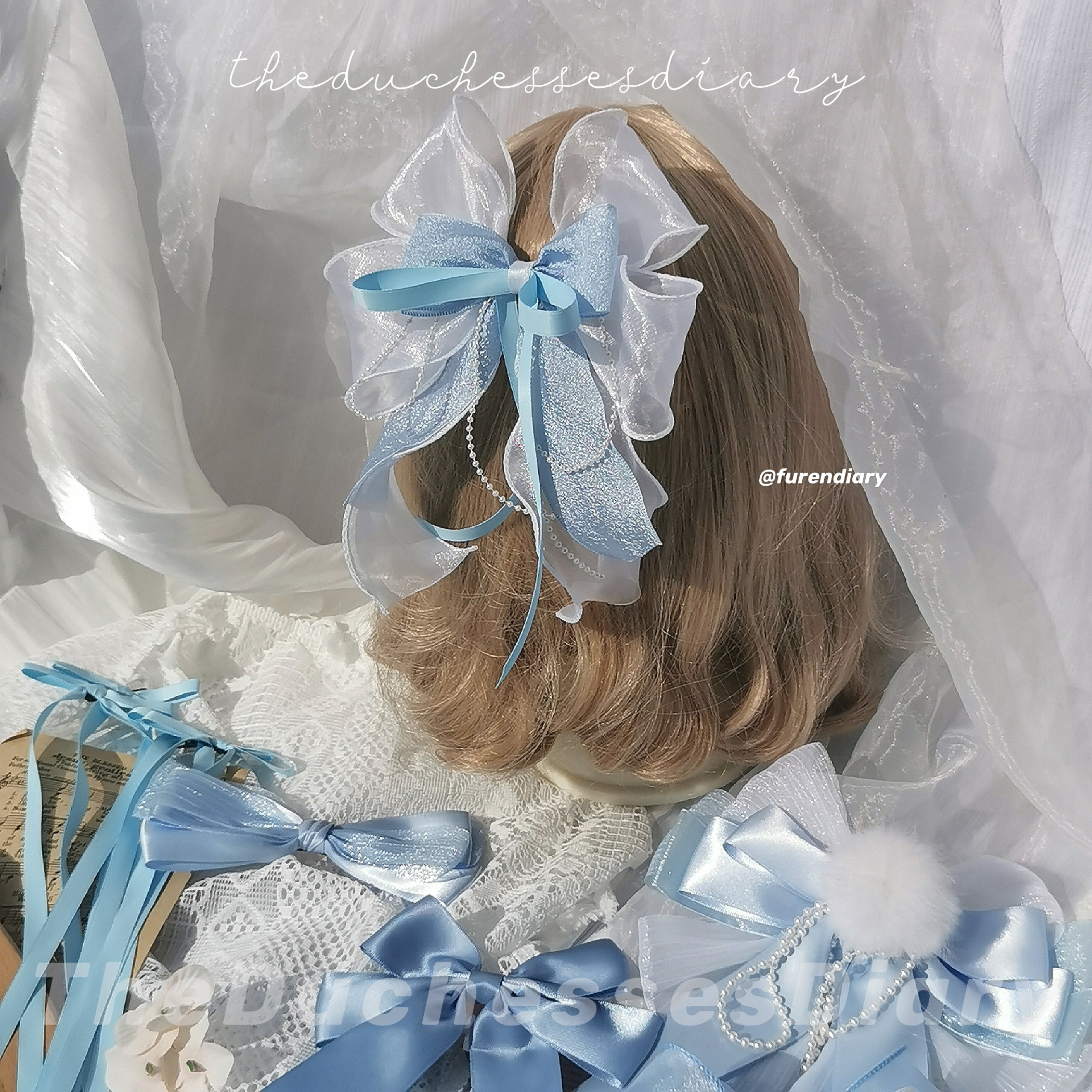 Light Whisper Ribbons ʚɞ  浅色悄悄蝴蝶结