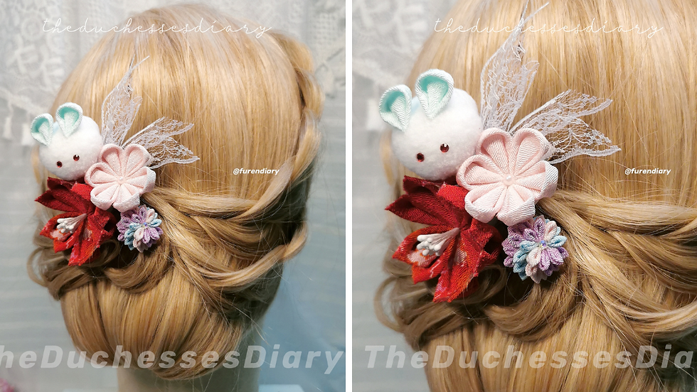 Thumbnail: Hydrangeas Hairpins  |  繡球花髮髻 🏵